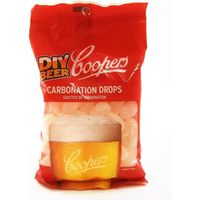 AlcoFermBrew Coopers Carbonatation Gouttes 80 - (250g) - Sucre Tablettes pour amorçage bière & cidre Bouteilles