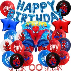 BALLON DÉCORATIF  Decoration Anniversaire Spiderman, Ballon Spider Hero Deco Anniversaire Garcon Fille, Kit Décoration Anniversaire Enfant