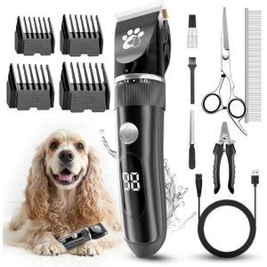 Tondeuse Chien Poil Electrique Sans Fil KitTondeuse à Chien Et Chatavec