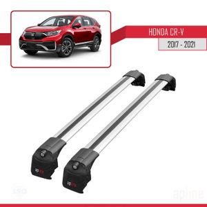 BARRES DE TOIT Compatible avec Honda CR-V 2017-2021 Barres de Toit ACE-2 Railing Porte-Bagages de voiture -GRIS