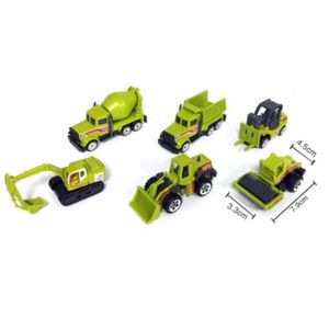 VOITURE - CAMION Green 6 PCS - Ensemble de jouets de camion pour enfants, alliage moulé sous pression, modèles de voiture d'in