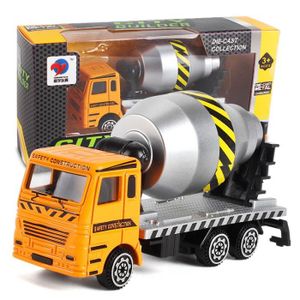 VOITURE - CAMION Camion de ciment 87g - Voiture en alliage à inertie, camion de pompiers, camion mélangeur, pelle, véhicule de