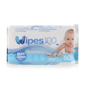 LINGETTES BÉBÉ Lingettes pour bébé  - Wipes 100 - PURE WATER -  -