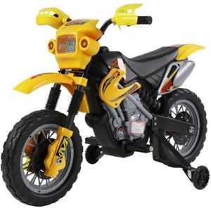 MOTO - SCOOTER Moto Cross Électrique Enfants Booster jaune
