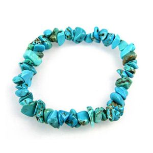 BRACELET - GOURMETTE Bracelet baroque en Howlite turquoise - pierre sta