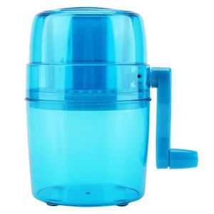 Zerone Ice Crusher,1.1L Portable Hand Crank Manual Household Ice Crusher Shaver Snow Cone Maker Kitchen Tool 