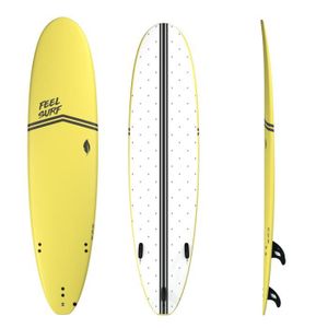 PLANCHE DE SURF Planche de surf en mousse 8' FEEL SURF - 8’0 x 23 x 3 5-16 - 69.52L