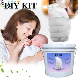 Support A Main Kit De Moulage Pour Mains Kit De Moulage Pour Pieds De Bebe Yeglg Kit De Moulage 3d Mains Pour Bebe Et Enfant Grand Format Kit De Moulage Pour Platre