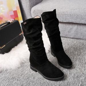 bottines daim noir