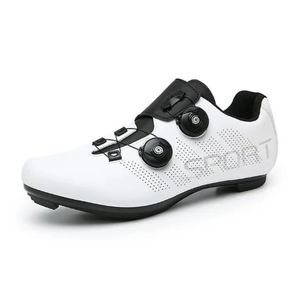 CHAUSSURES DE VÉLO Chaussures de cyclisme sur route - Blanc - Respirantes - Légères - Résistantes à l'usure