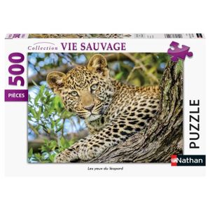 PUZZLE Puzzle Leopard Dans La Foret 500 Pieces - Nathan -