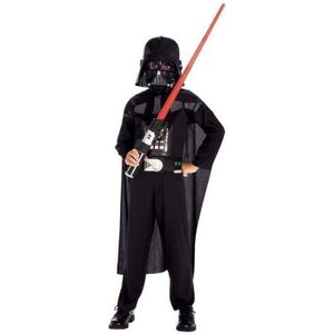 DÉGUISEMENT - PANOPLIE Déguisement Dark Vador - Star Wars - Kit avec combinaison, cape et masque pour garçon de 8 à 10 ans