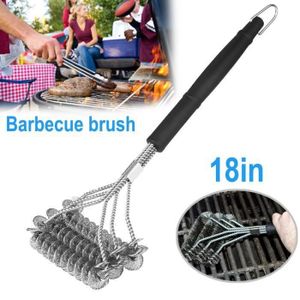 USTENSILE gift-Trois brosse à barbecue brosse propre barbecue accessoires barbecue brosse de   nettoyage