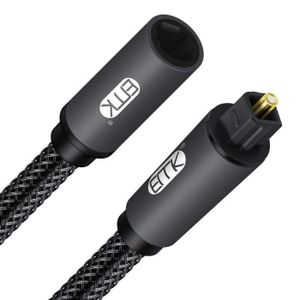 KabelDirekt – 3m câble Audio numérique Optique/câble TOSLINK (TOSLINK vers  TOSLINK, câble Fibre Optique pour Home cinéma, PS5, Xbox) Pro Series