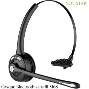 OREILLETTE BLUETOOTH M6S Micro Oreillette Bluetooth Professionnel [13H 