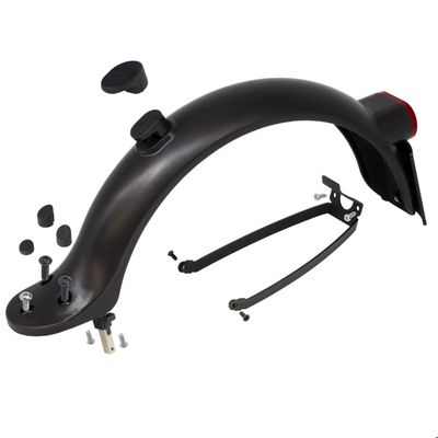 Garde-Boue Arrière Métal + LED Pour Trottinette Xiaomi M365, S1, Pro, Pro2 – Anti-Boue & Visibilité