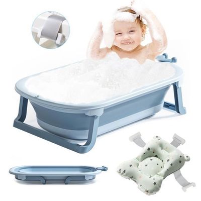BÉABA, Faltbare Baby-Badewanne, Ultrakompakt, Trendiges Design Praktisches Verstauen Minimaler Platzbedarf Einfache Handhabung Pop Up Badewanne Cameleo Blau BÉABA, Faltbare Baby-Badewanne, Ultrakompakt, Trendiges Design Praktisches Verstauen Minimaler Platzbedarf Einfache Handhabung Pop Up Badewanne Cameleo Blau