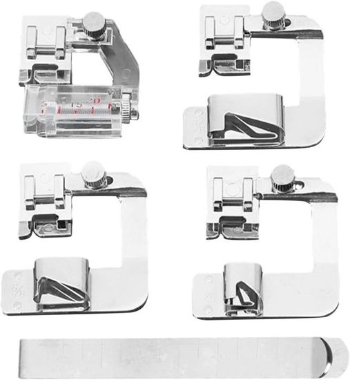 Pied-de-biche Pour Ourlet Roulé DILWE - Compatible Avec La Plupart Des Machines à Coudre