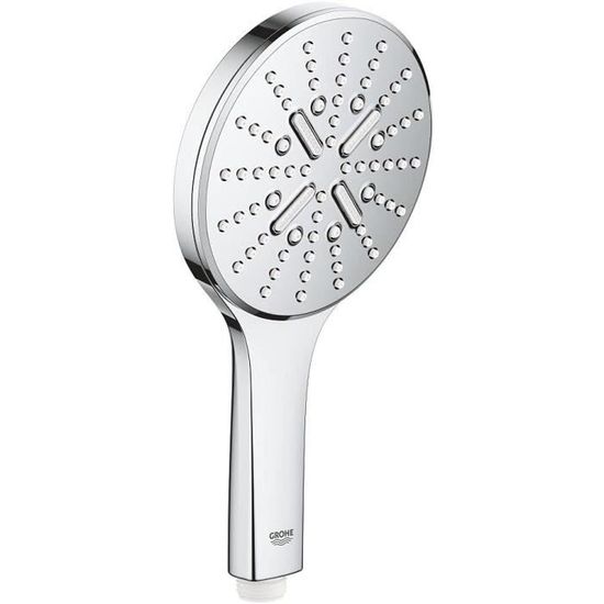 GROHE Rainshouer 130 SmartActive Cube Set Doccia 3 Getti, Asta 600 Mm, Tubo 1750 Mm, Cromato (26583000) - 2