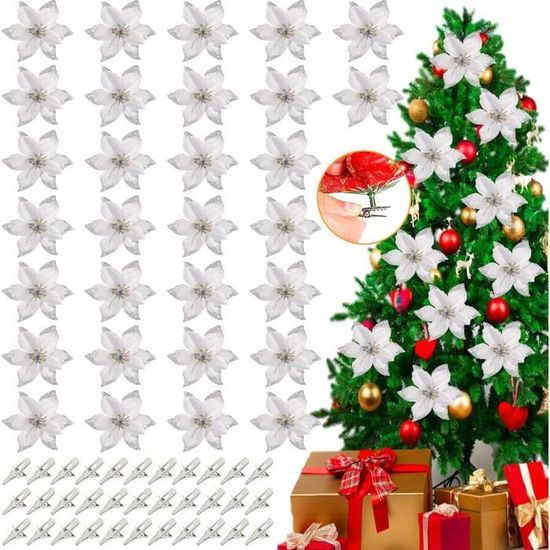 Etoile Sapin Noel Bleu Étoile De Cime Dorée Pour Sapin De Noël DÉRAYEE - Décoration Festive Brillante étoile Sapin