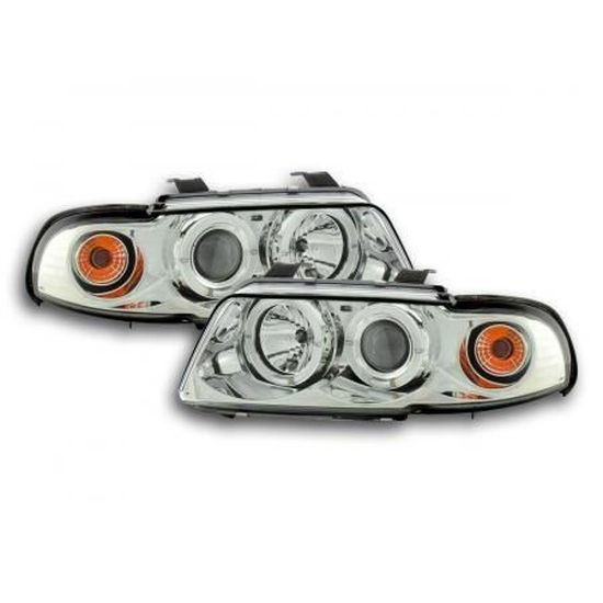 Phares Avant Gauche + Droit Pour Audi A4 B5 Lift 1999-2001 - Modèle DEPO - Neuf Sous Blister