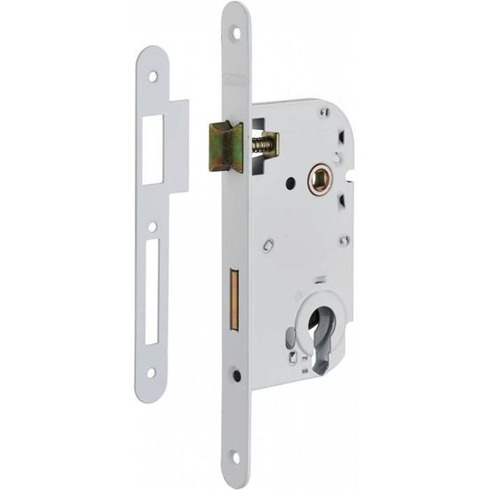 Serrure De Porte Lourde 7,5 Pouces Style Industriel - Pour Portes En Fer, Bois, Métal, Finition Polie, Montage Sur Porte