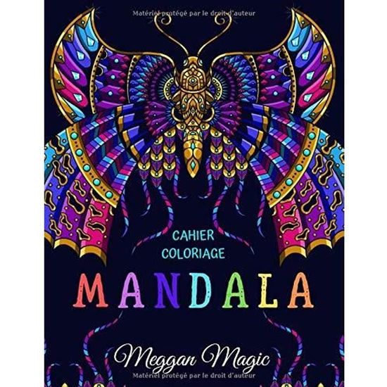 1321 Cahier Coloriage Mandala Livre De Coloriage Pour Adultes Anti Stress Avec Un Beau Mandala Papillons Chevaux Oiseaux Cdiscount Jeux Jouets