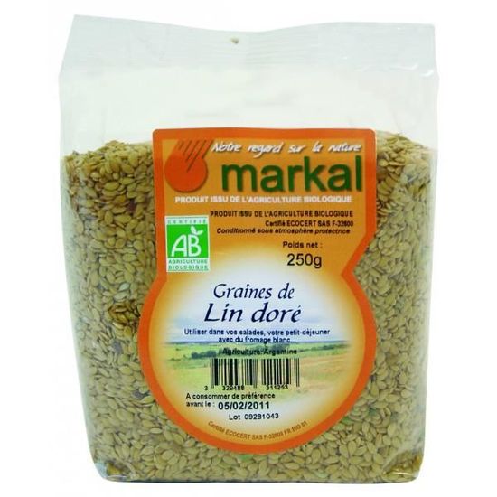 Graines de lin doré bio - Markal