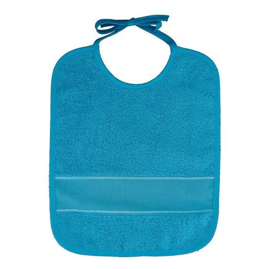 Bavoirs Bebe Bavoir Eponge Bavaglino Neonato Bavoir U00e0 Broder Avec Poche - SSS - Blanc Bavoir Blanc Bavoir Maternelle Cantine