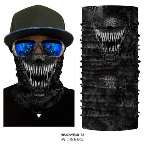 Cagoule De Moto Rétro Pour Homme - Pour L'été, La Moto, Le Sport, La Course à Pied, Le Cyclisme, Noir/blanc, Taille Unique