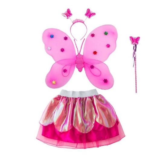 2 Paires D'ailes De Fête Pour Enfants - Licorne/ange, Doré, Pour Cosplay, Halloween, Déguisement