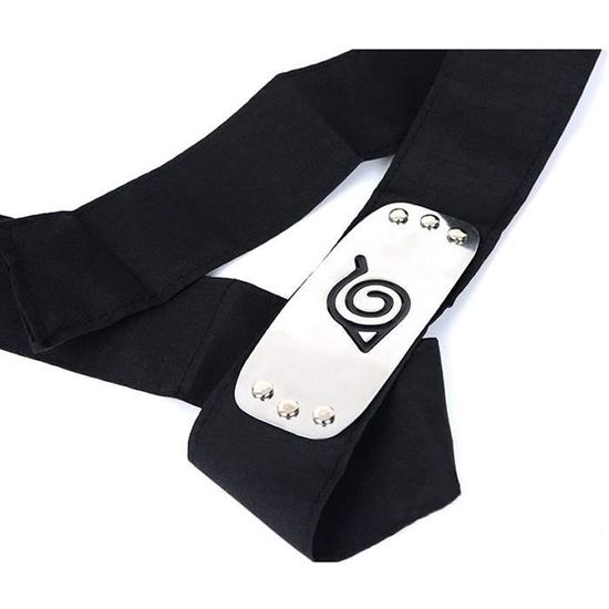Bandeau Naruto Anti Konoha - Noir - Cosplay Itachi - Taille Unique