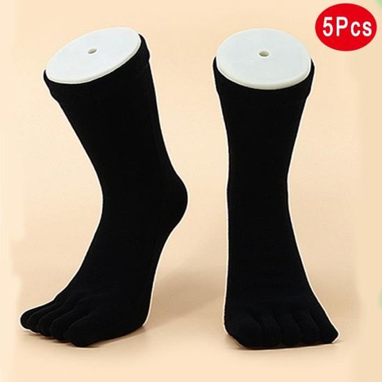 Chaussettes à Doigts Running Homme – 6 Paires, Respirantes, Avec Soutien De La Voûte, Pour Sport Et Quotidien