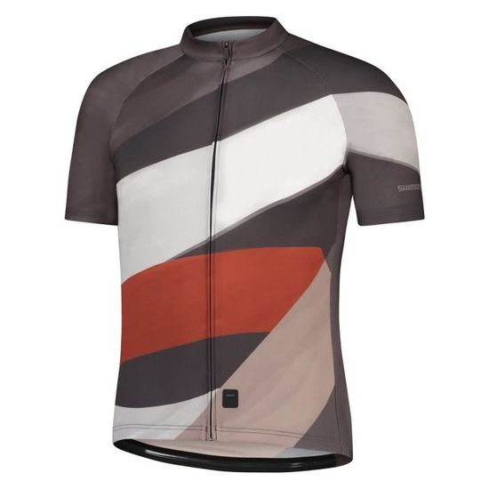 Maillots De Cyclisme Homme Maillot De Cyclisme Homme Manches Courtes NuCamper - Respirant, 3 Poches Arrière, Bandes Réfléchissantes, Idéal VTT Et Route Maillot Vtt Manches Courtes