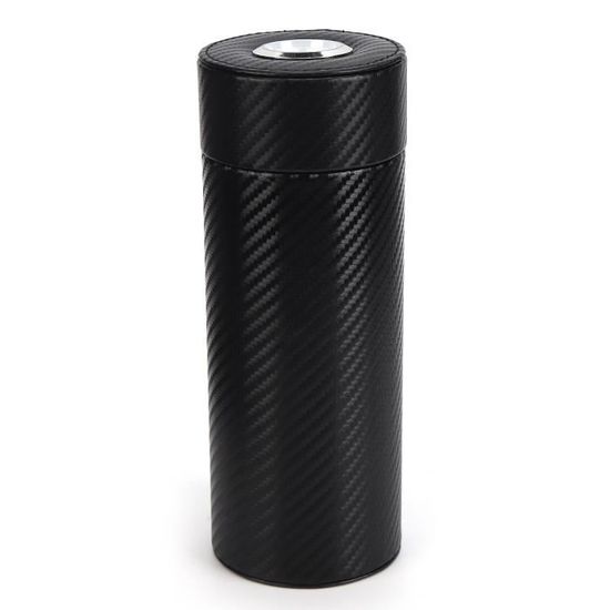 Étui à Cigare en Cuir, Boîte à cigares avec Coupe-Cigare en Acier Inoxydable, Boîte à cigare avec Doublure en Bois de Cèdre, Cave à Cigares Portable