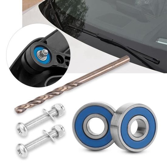 Kit Réparation Bras D'essuie-glace Renault Scenic 2 - 5 Pièces Avec Roulements - Pour Grand Scenic 2 II