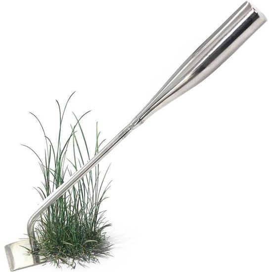Désherbeur Manuel Relota En Acier Inoxydable - Outil Jardinage Avec Poignée Bois Pour Élimination Mauvaises Herbes