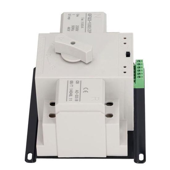 Commutateur De Transfert Automatique ZGQ5-100/2P 220V - Double Alimentation, 100A, Changement Automatique En Cas De Panne