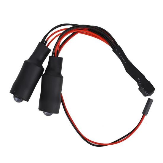 2 Pcs Barre Lumineuse LED Multifonction 92,5 mm pour Crawler RC 1/10 -4 TRX4 SCX10 4 LED