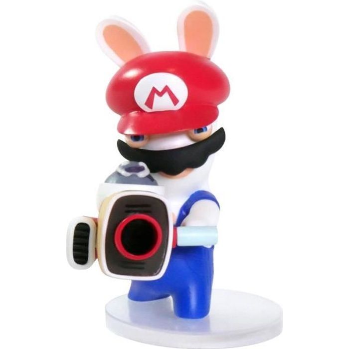 Ubisoft Figurine Mario + The Lapins Cretins Kingdom Battle - Mario 8cm - vue 2
