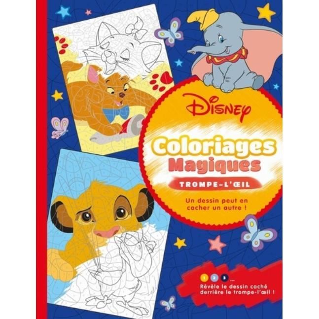 Disney Classiques Coloriages Magiques Trompe L Oeil Cdiscount Librairie