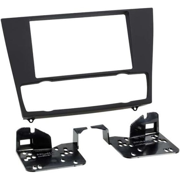 Adaptateur de façade 2-DIN BMW 3 series (E90) noir