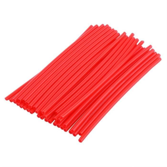 36Pcs Rouge Couvres Rayons Universel Roue Spoke Protecteur pour Motocross Moto Vélo HY8076 HB047 -LAO