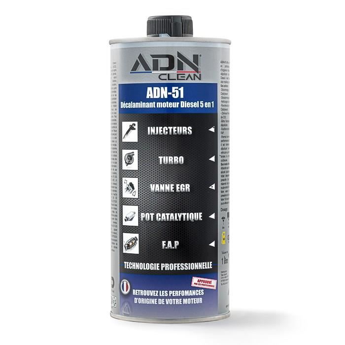ADNClean Huile-Additif décalaminant moteur diesel 5 en 1 curatif - 1L