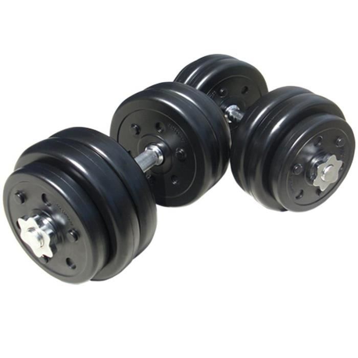 haltere de 30 kg en plastique de luxe