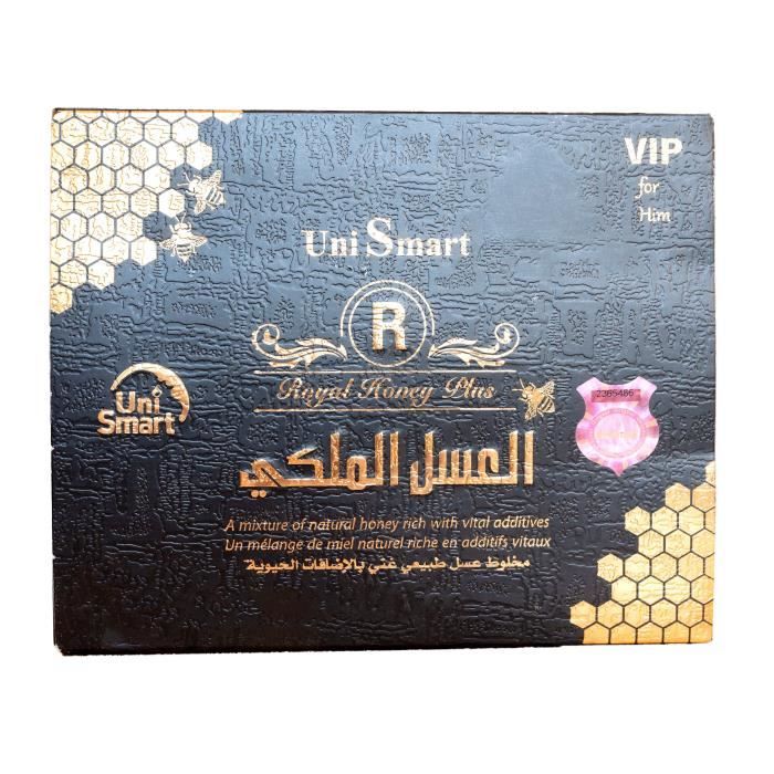 UNISMART - Miel aux éléments naturels - 12 sachets de 18gr.