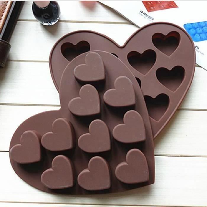 ouniondo Silicone Ice Cube Tray Facile Pop Maker Coeur Forme Cubes Moule Saint Valentin Cadeau_love2429 Aw21822
