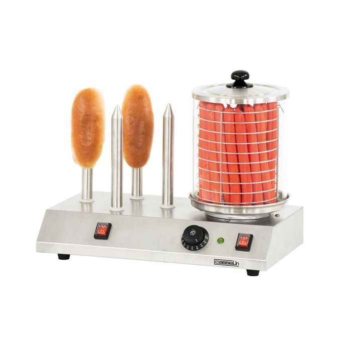Appareil à Hot Dog Professionnel 4 Plots - Casselin - - CMH1B
