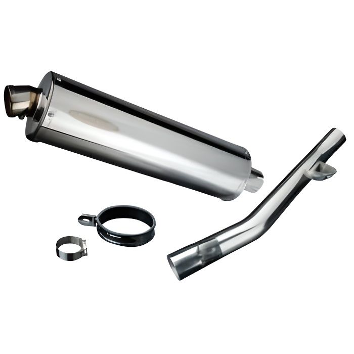 SUZUKI GSF 600 BANDIT-95/04- SILENCIEUX ECHAPPEMENT OVALE INOX 450 mm-DELK