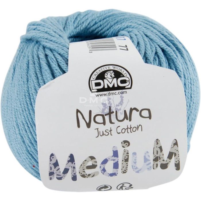 DMC Fil Natura, 100% Coton, Couleur 77 Bleu, Taille M - 332-77